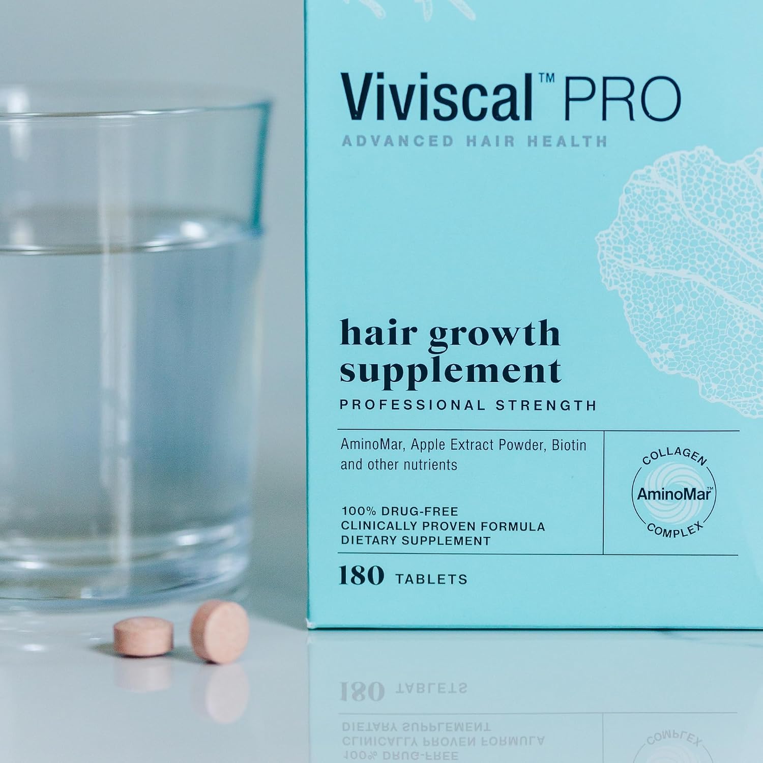 2 Pack of VIVISCAL PRO - Professional Hair Growth Tablets 180 thumbnail 4